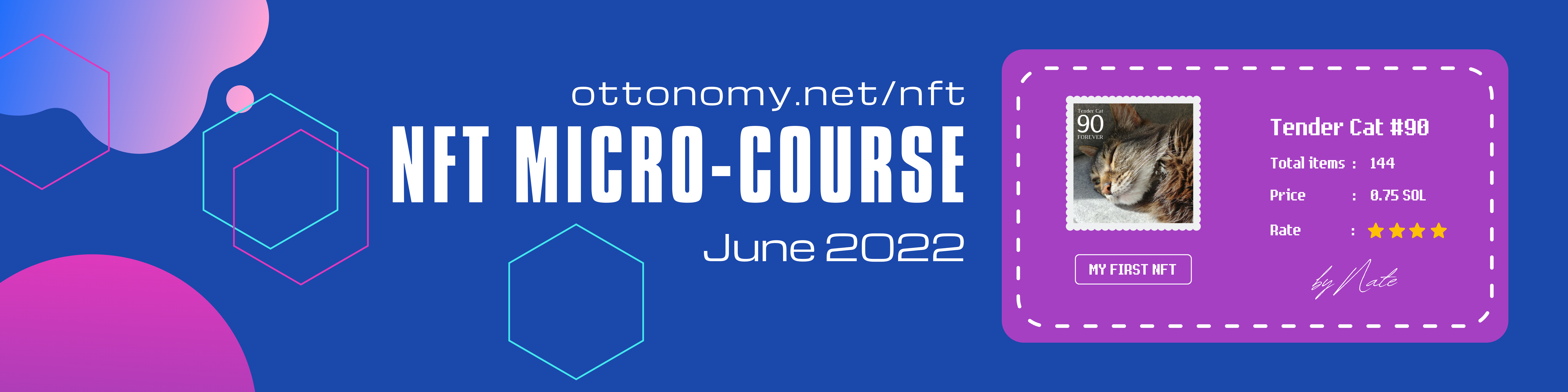 Sign up for an intro to NFTs micro-course
